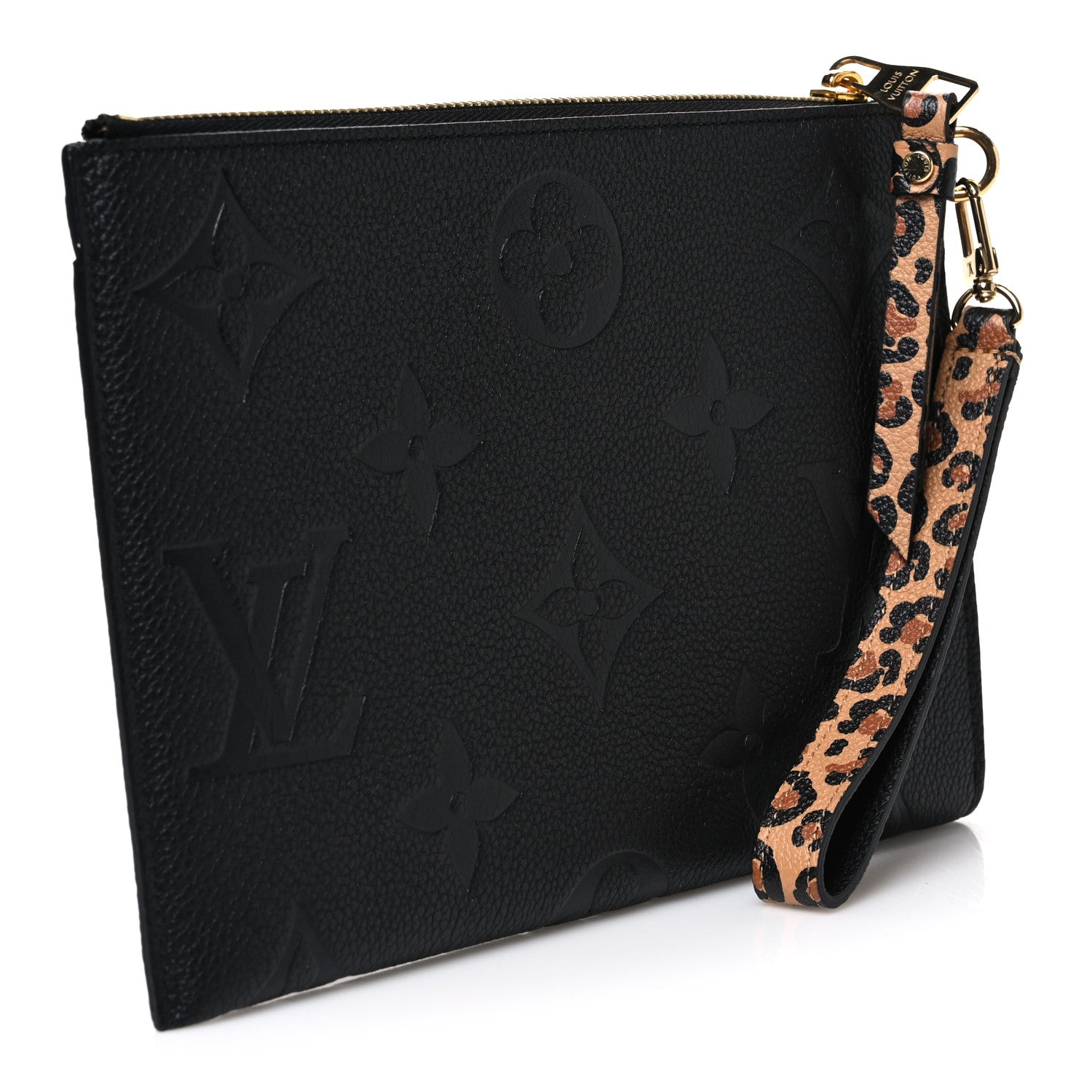 Louis Vuitton Empreinte Monogram Giant Wild at Heart Pochette Melanie MM Black 3 of 7
