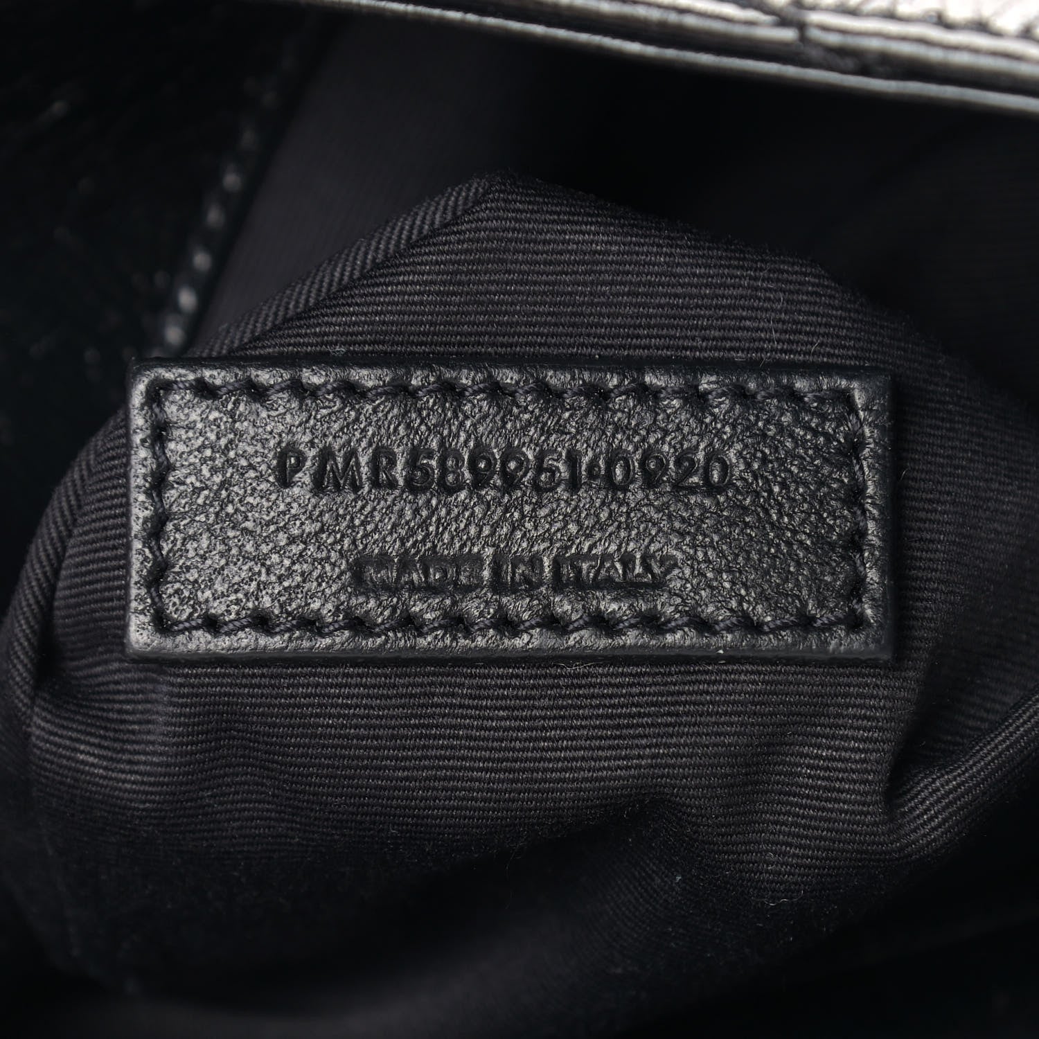 Saint Laurent Crinkled Calfskin Matelasse Monogram Medium Niki Shopper Tote Black 6 of 9