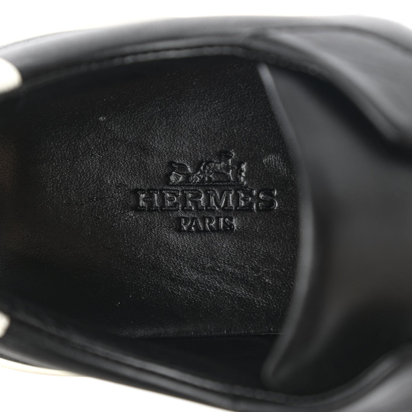 Calfskin Womens Dare Sneakers 38 Black White