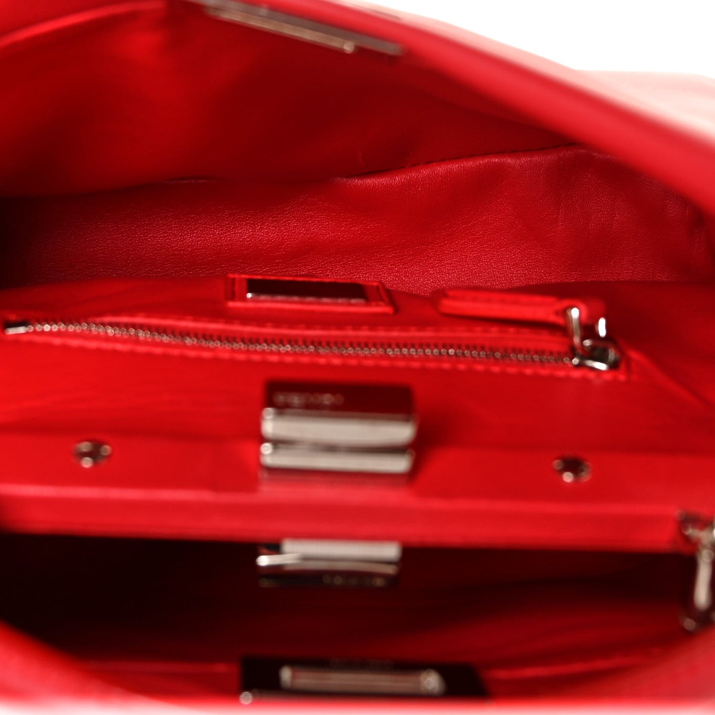 Nappa Mini Peekaboo Iconic Satchel Fiamma