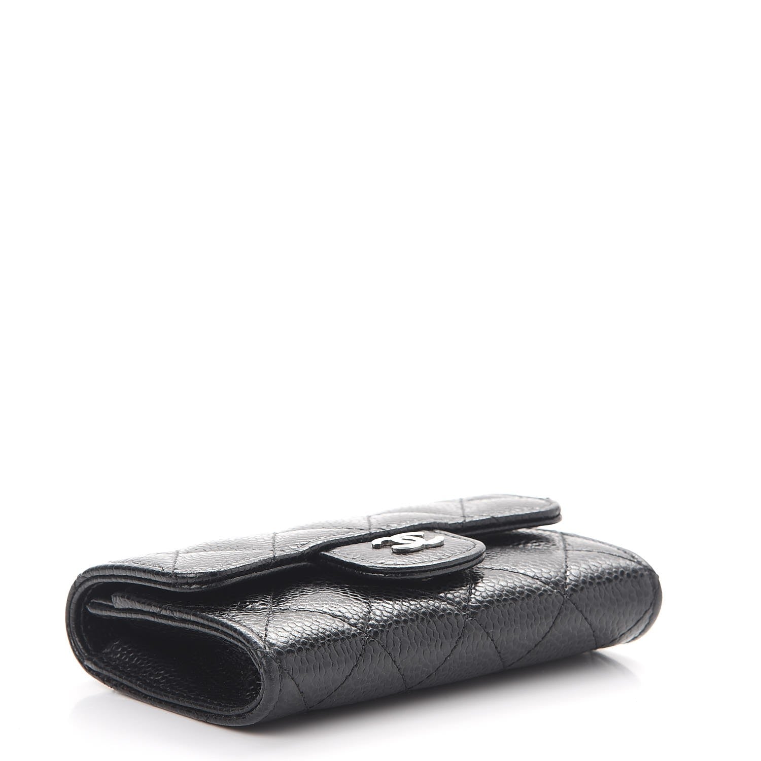 Chanel Caviar Quilted Flap Card Holder Black 4 of 8