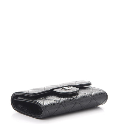 Chanel Caviar Quilted Flap Card Holder Black 4 of 8