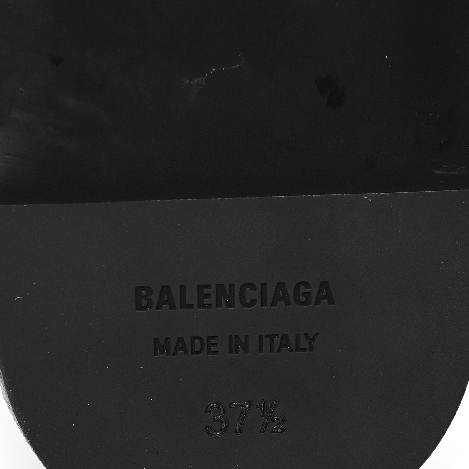 Balenciaga Agneau Arena Cagole Cosy Mules 37.5 Black 7 of 10