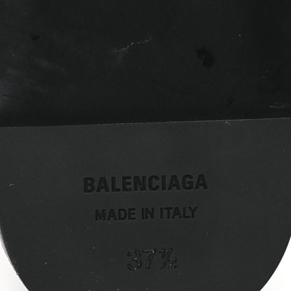 Balenciaga Agneau Arena Cagole Cosy Mules 37.5 Black 7 of 10