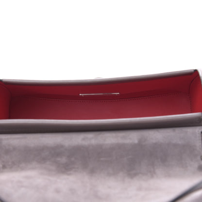 Christian Louboutin Pebbled Calfskin Medium Rubylou Shoulder Bag Storm 6 of 12