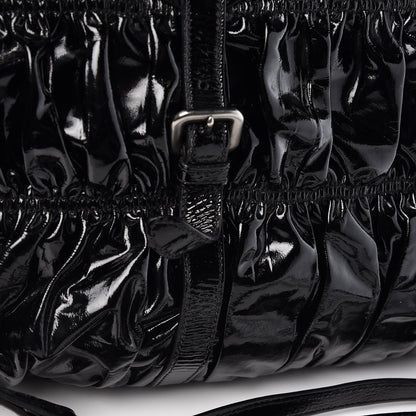 Prada Vernice Gaufre Tote Black 11 of 12