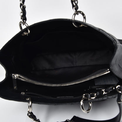 Chanel Caviar Quilted Grand Shopping Tote GST Black 7 of 11
