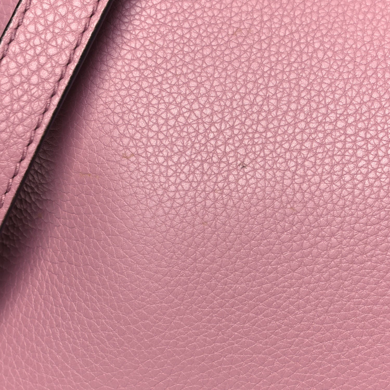 Gucci Pebbled Calfskin Medium Bamboo Shopper Tote Pink 12 of 13