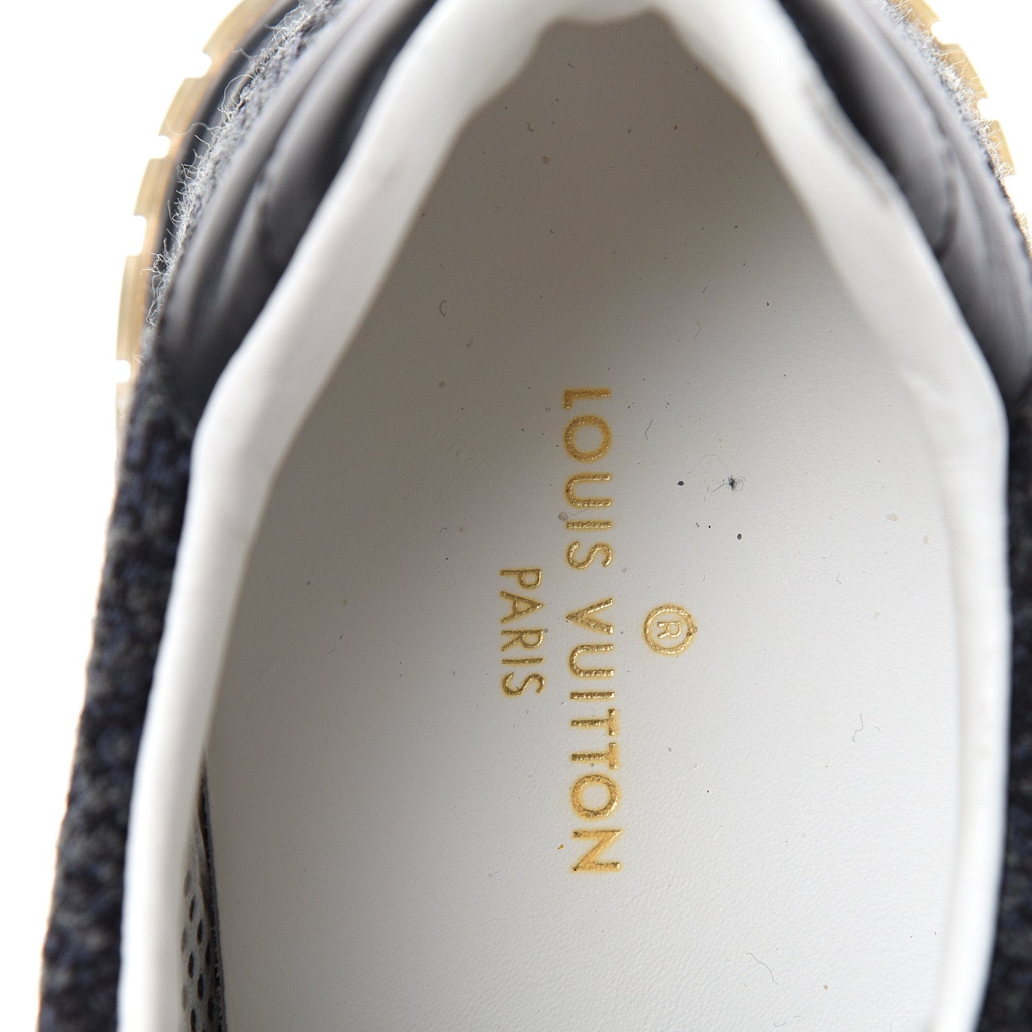 Louis Vuitton Calfskin Damier Run Away Sneakers 8.5 Graphite 7 of 7