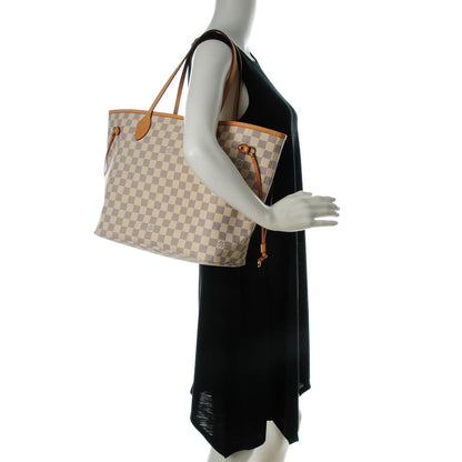 Louis Vuitton Damier Azur Neverfull MM 2 of 7