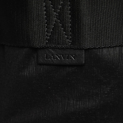 Lanvin Calfskin Paper Style Backpack Black 8 of 8