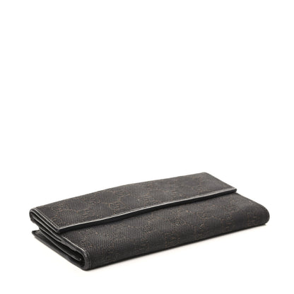 Gucci Monogram Horsebit Continental Wallet Dark Brown 4 of 9