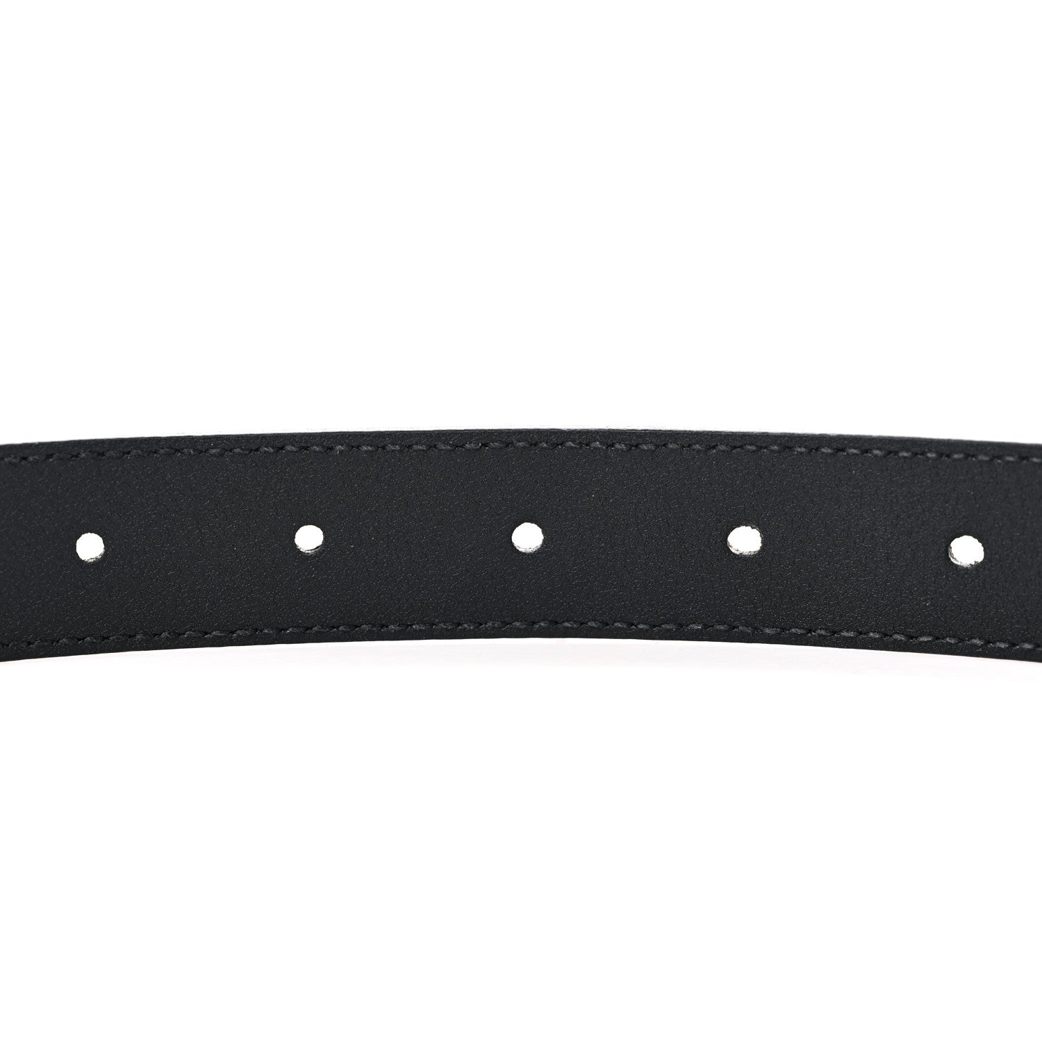 Gucci Moon Calfskin Torchon Double G 25mm Belt 80 32 Black 4 of 6