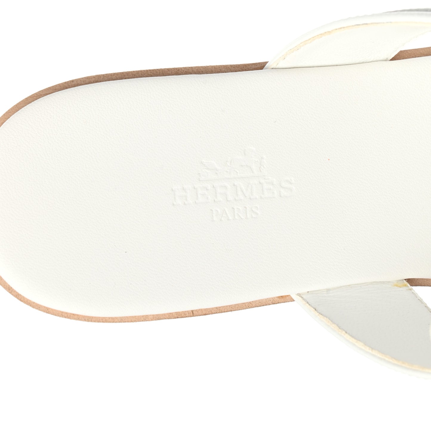 Calfskin Womens Elixir Sandals 37.5 White