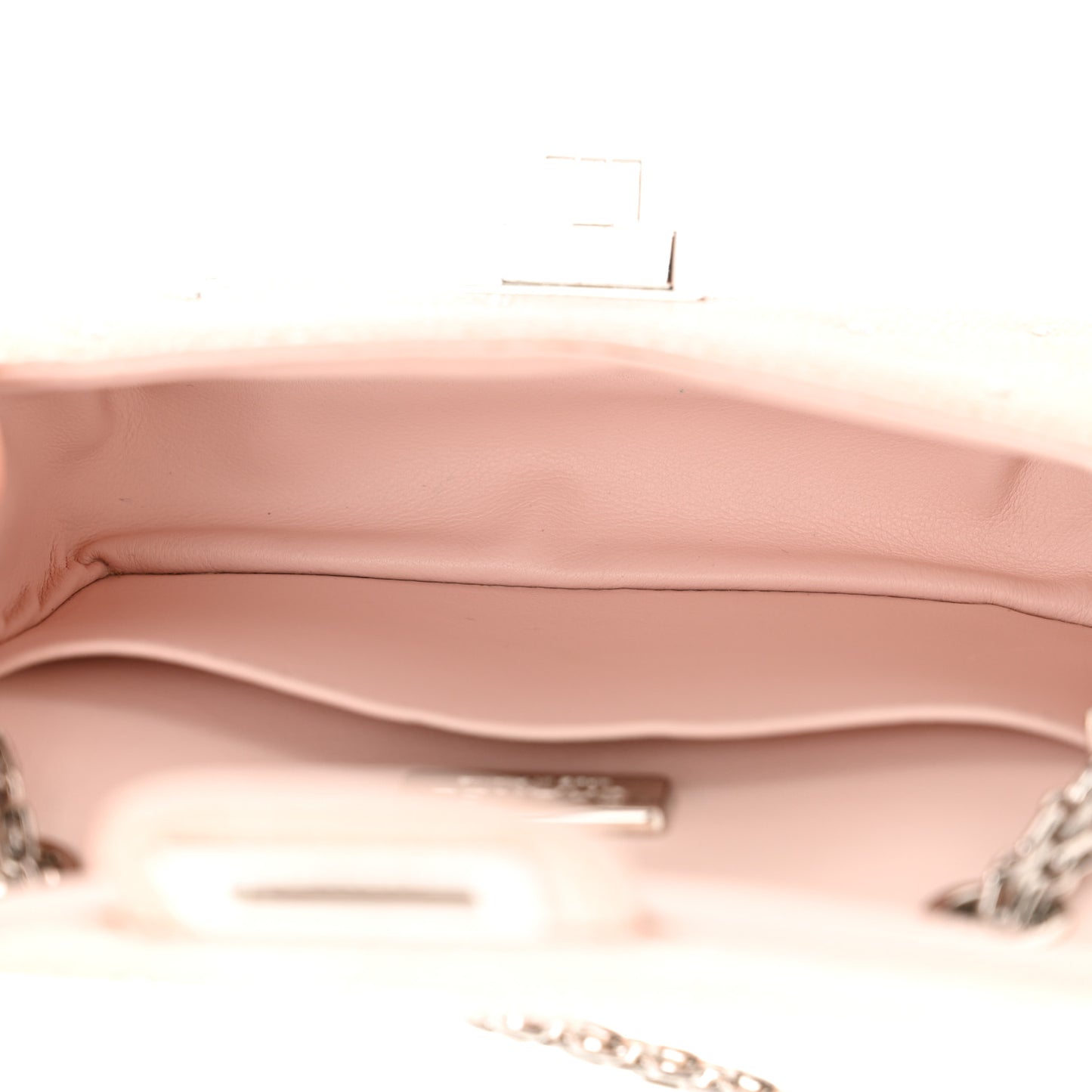 Galuchat Stingray Crystal Embellished 2.55 Reissue Mini Flap Light Pink