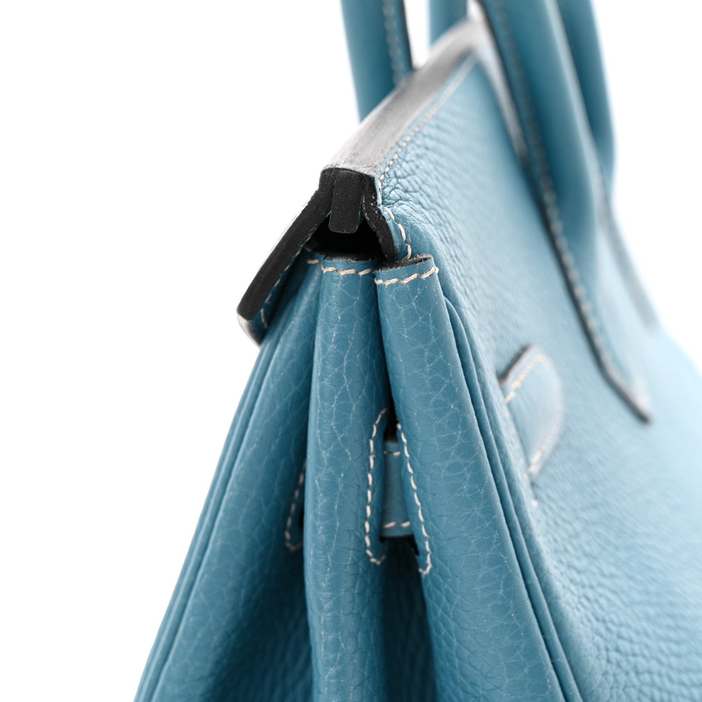 Taurillon Clemence BIRKIN 35 Blue Jean