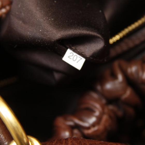 Miu Miu Nappa Leather Studded Patchwork Hobo 11 of 12