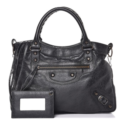Balenciaga Agneau Classic Hardware Town Black 1 of 8