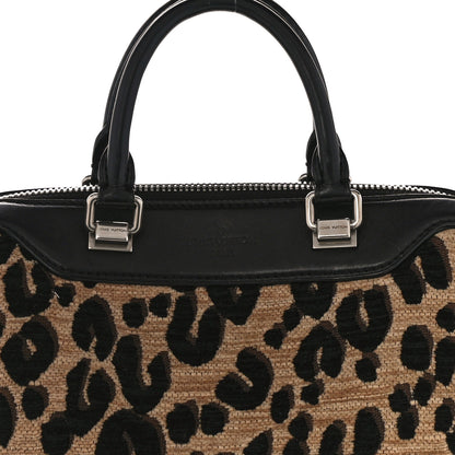 Louis Vuitton Jacquard Velvet Leopard Print Stephen Sprouse Baby Bag 7 of 13