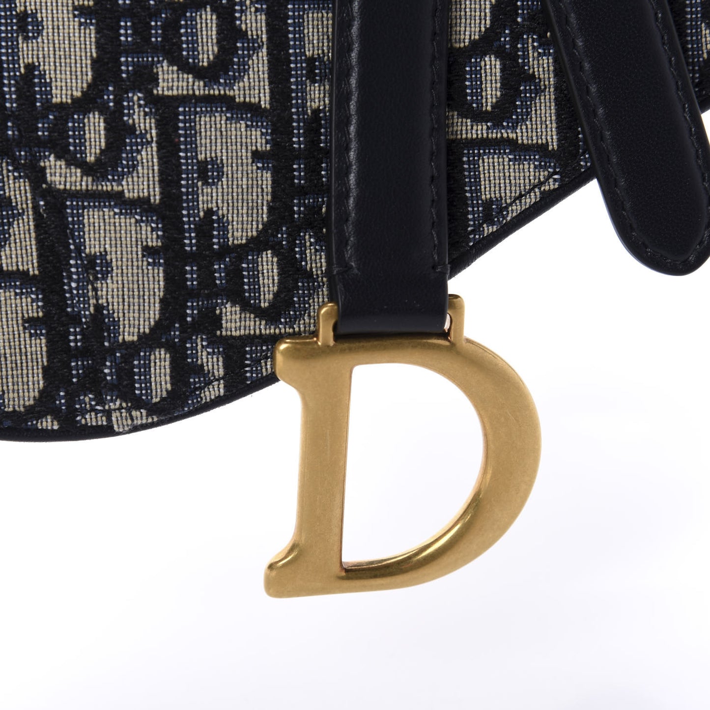 Oblique Saddle Belt Bag Blue