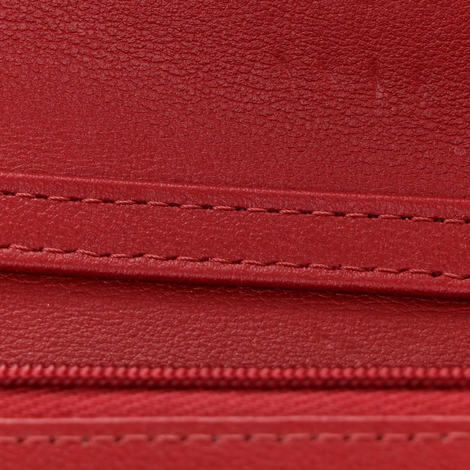 Chanel Patent Quilted Chain Around Heart Wallet On Chain WOC Red 12 of 15