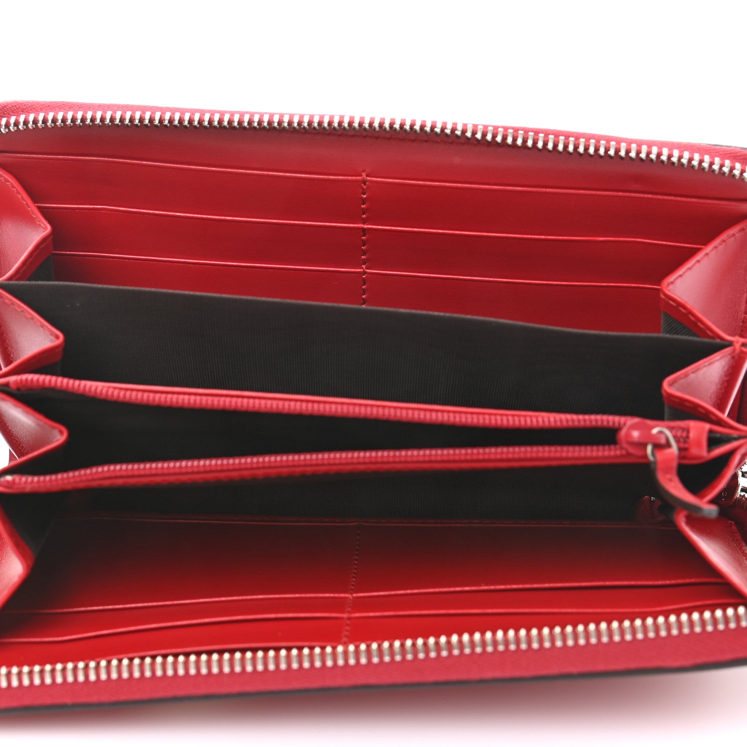 Gucci Calfskin Chinese New Year Zip Around Wallet Red 5 of 9