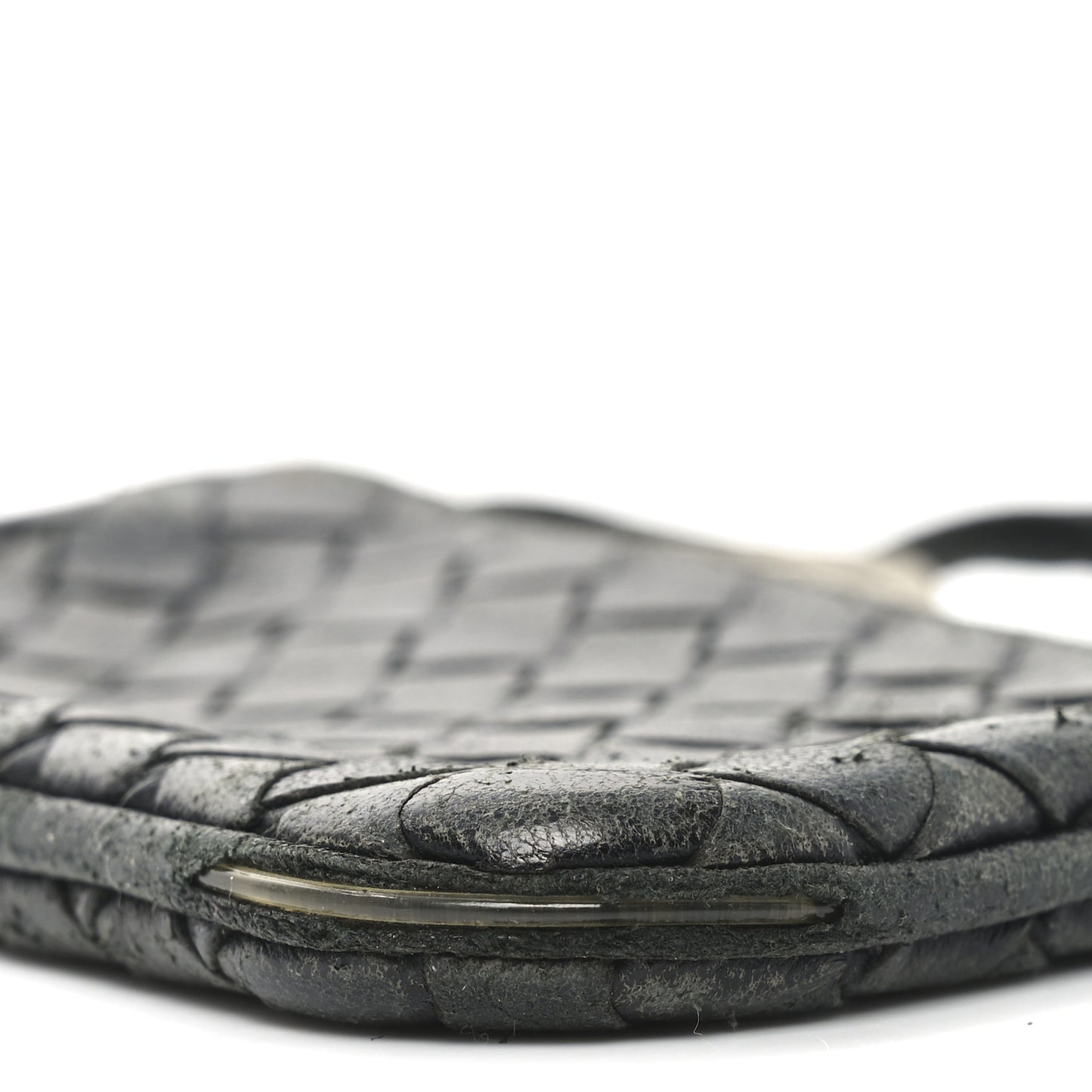 Nappa Intrecciato Key Case Black