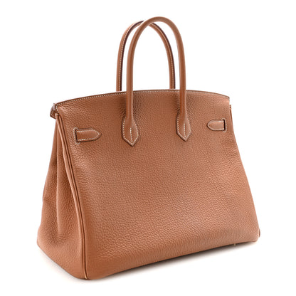 Hermes Togo Birkin 35 Gold 3 of 10