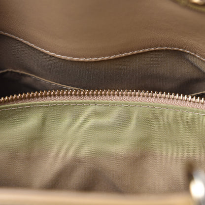 Christian Dior Patent Cannage Granville Small Tote Dark Beige 16 of 16