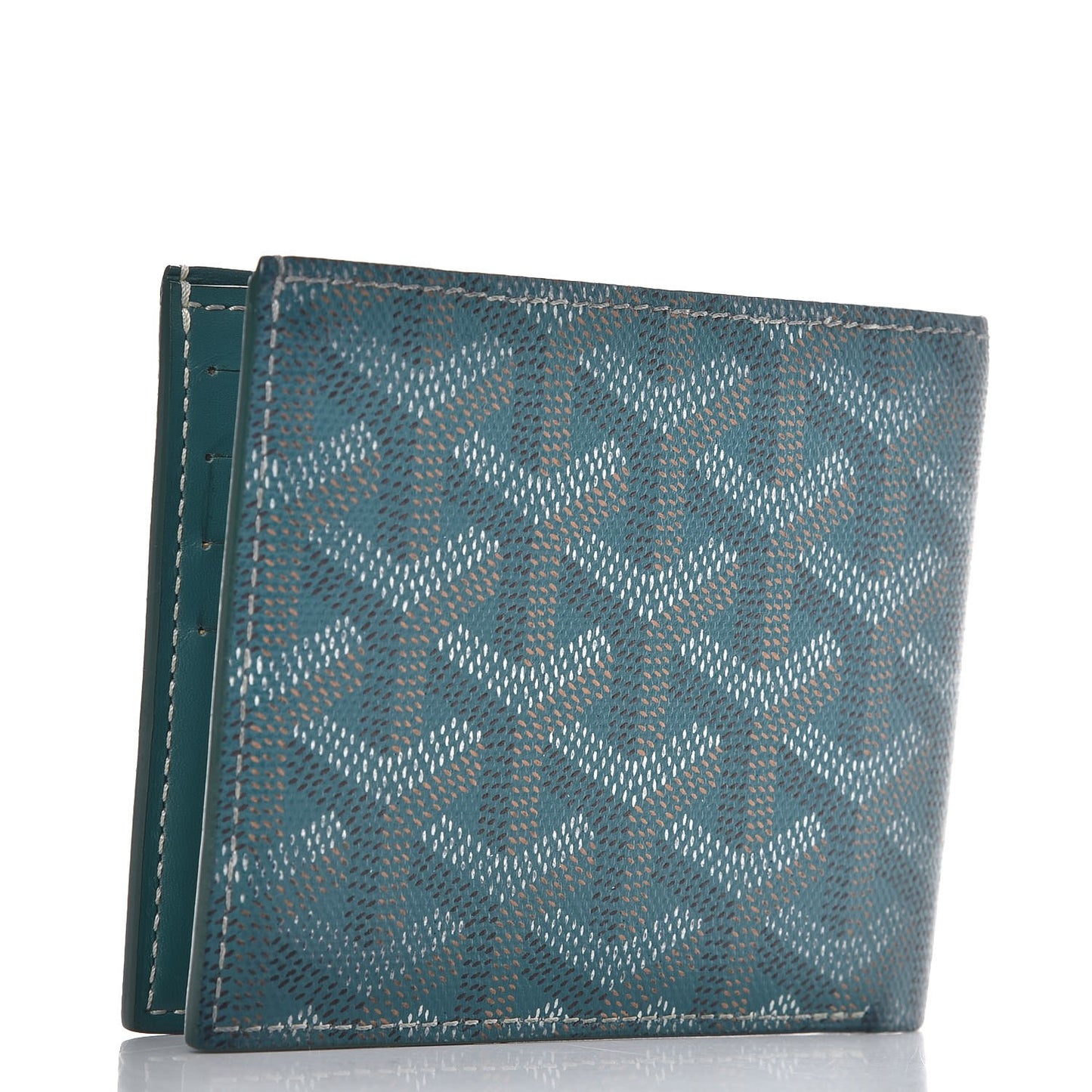 Goyardine Bifold Victoire PM Wallet Green