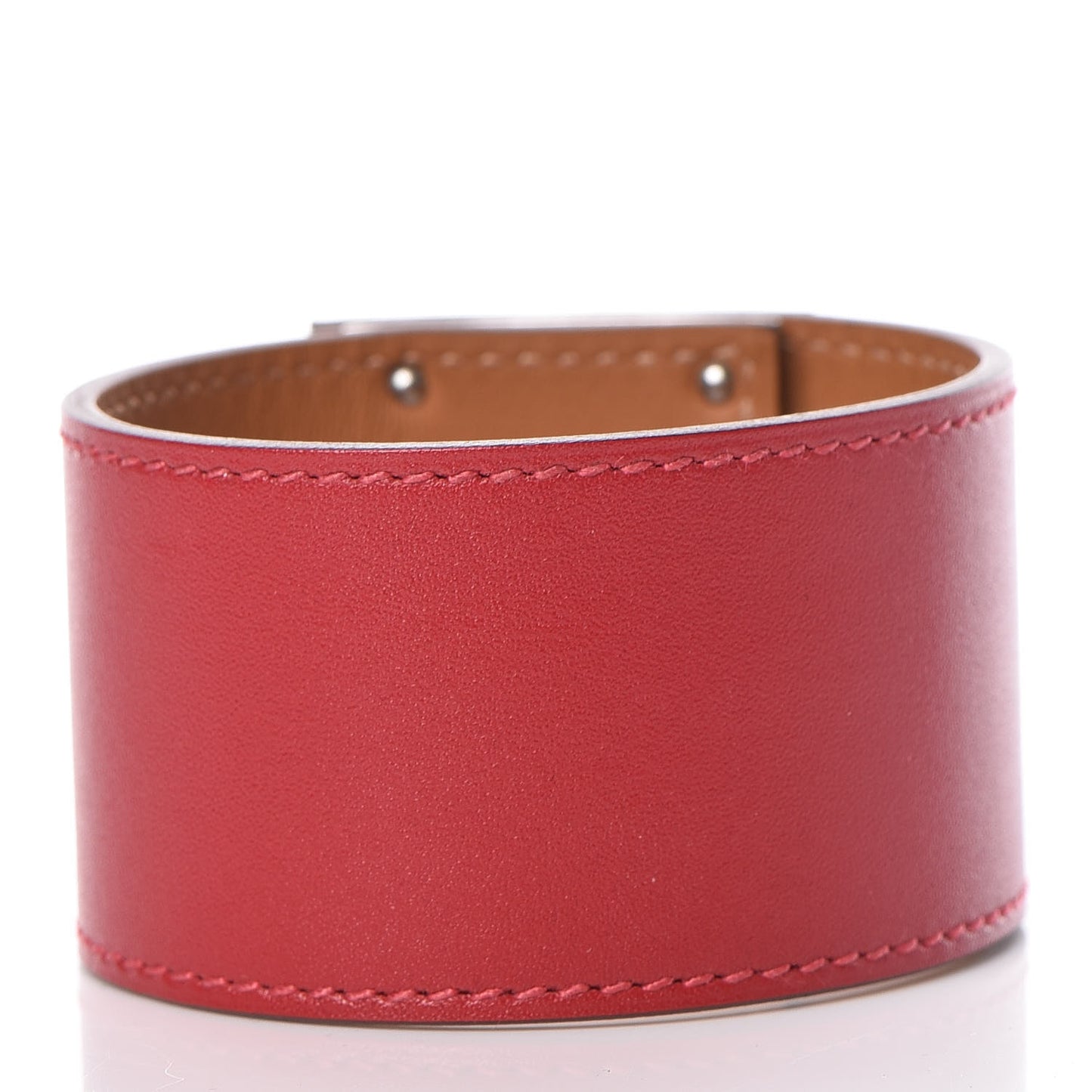 Tadelakt Kelly Dog Bracelet T3 Rouge Vif