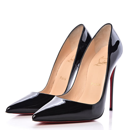 Christian Louboutin Patent So Kate 120 Pumps 37 Black 3 of 14