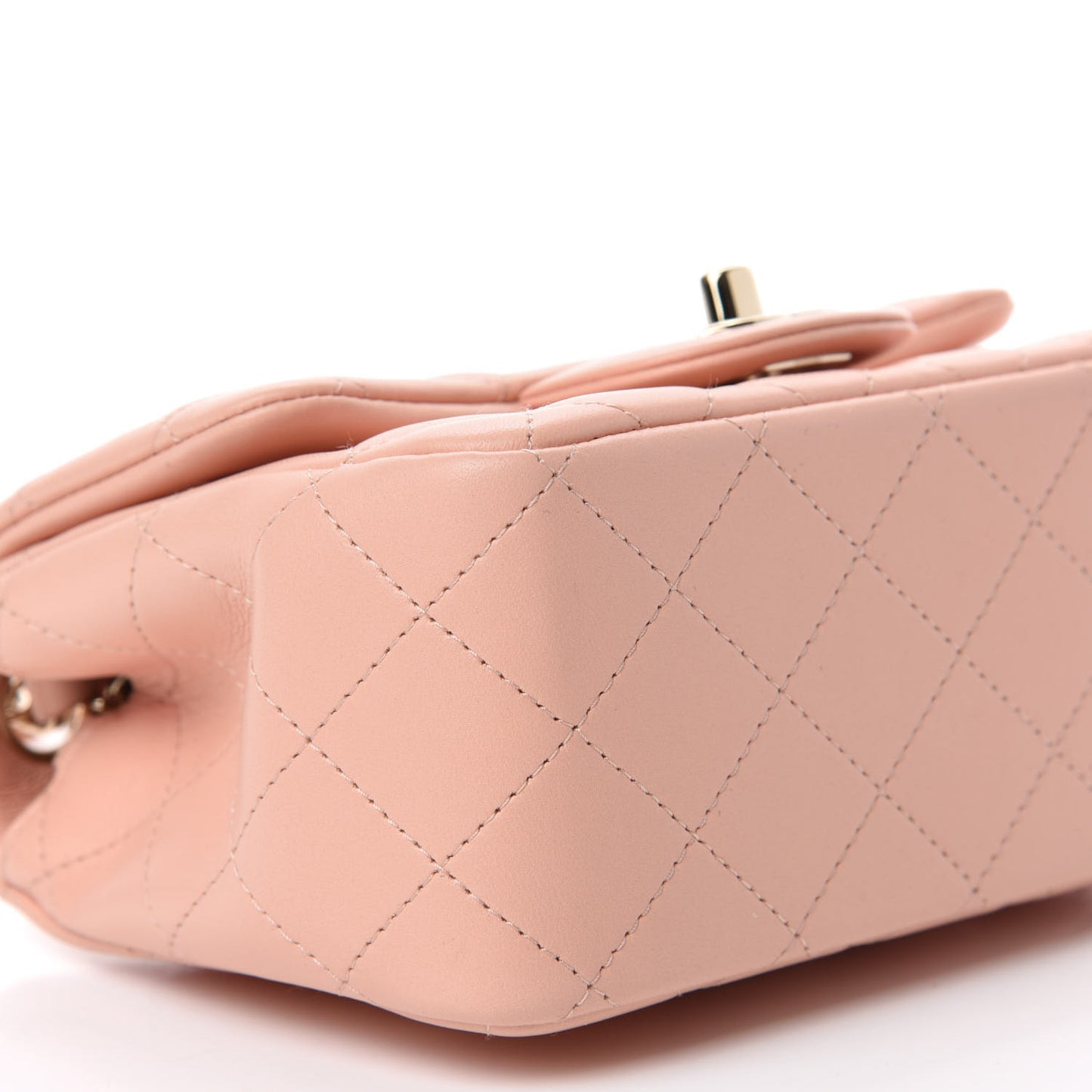 Lambskin Quilted Mini Square Flap