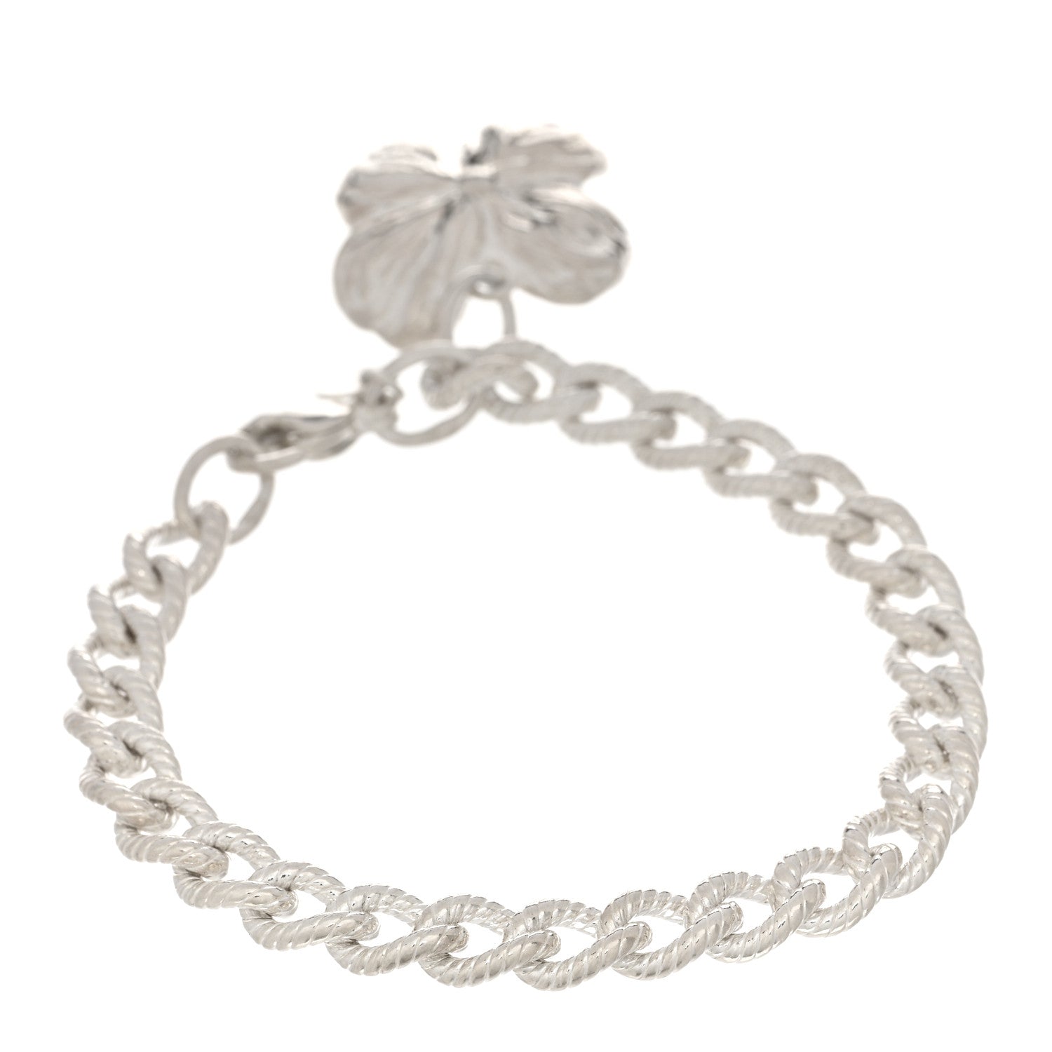 Tiffany Sterling Silver Dogwood Charm Bracelet 2 of 3