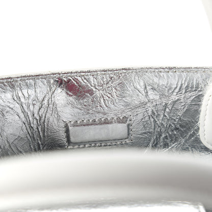 Christian Dior Metallic Calfskin Medium Diorever Flap Silver 8 of 10