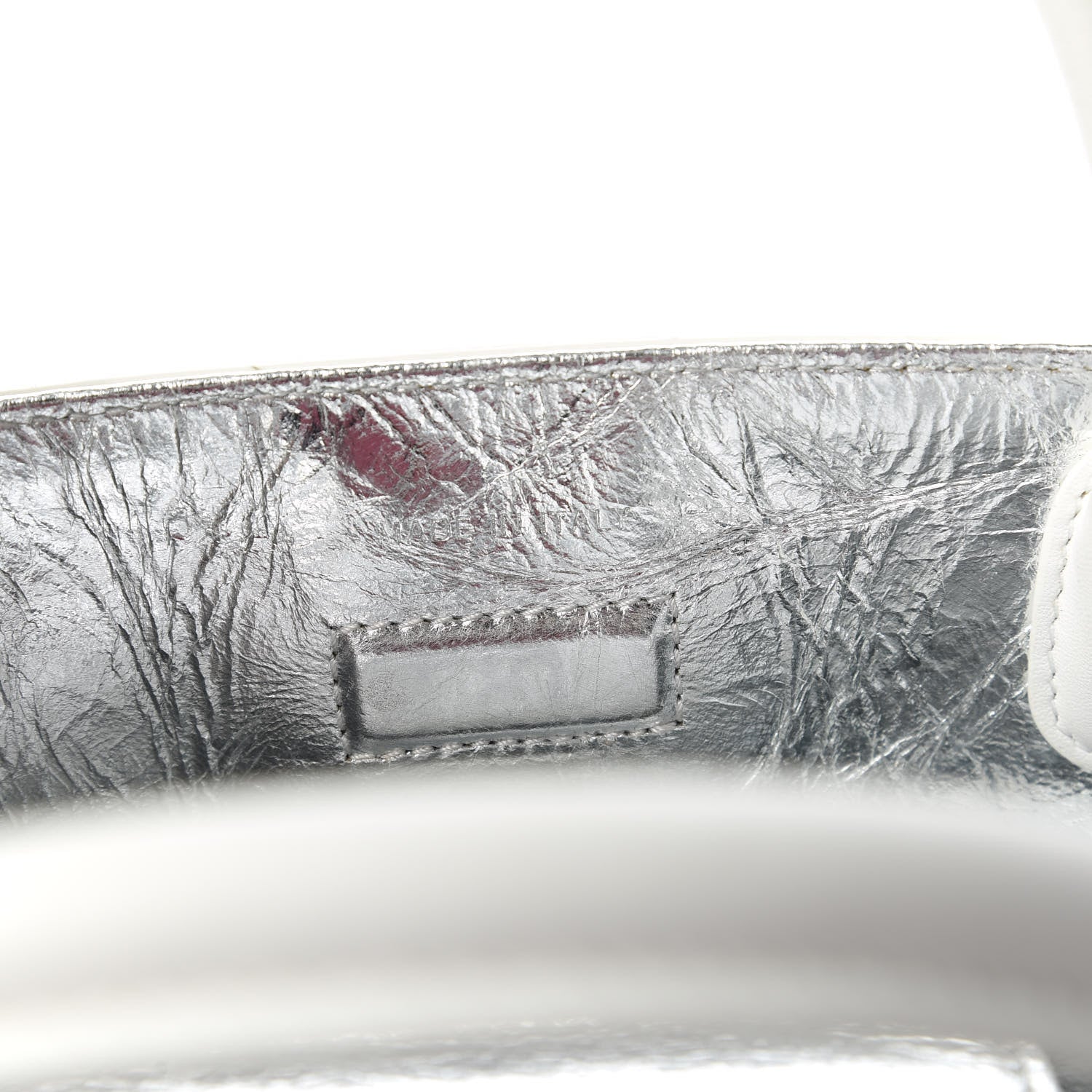 Christian Dior Metallic Calfskin Medium Diorever Flap Silver 8 of 10
