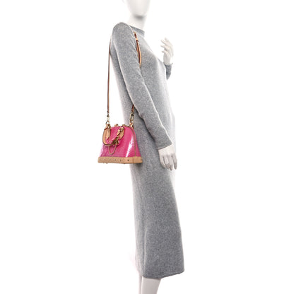 Louis Vuitton Vernis Alma BB Neon Pink 2 of 8