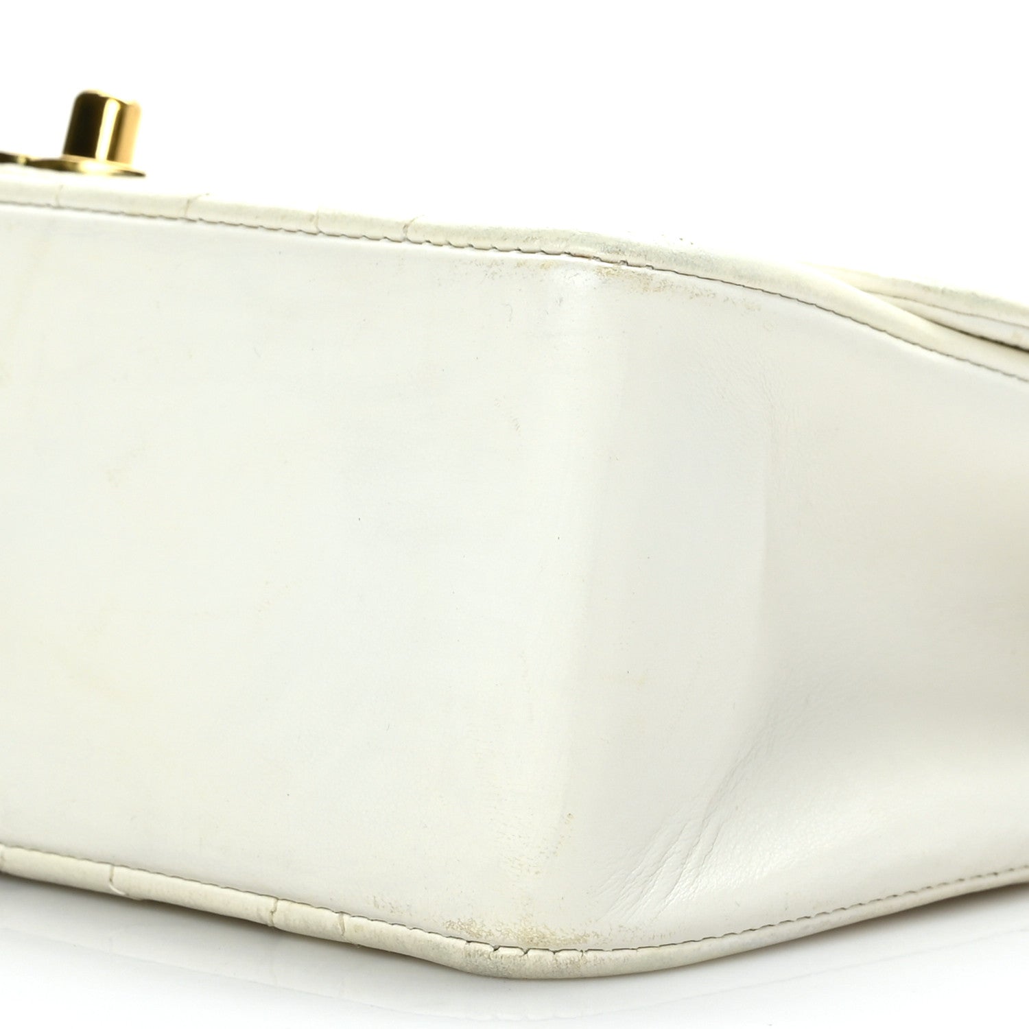 Chanel Lambskin Quilted Small Single Flap White 10 of 10
