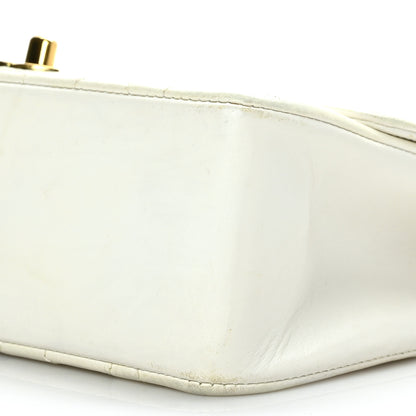 Chanel Lambskin Quilted Small Single Flap White 10 of 10