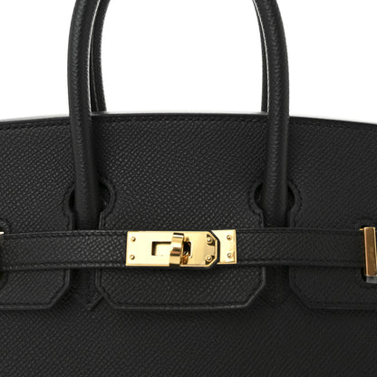 Hermes Epsom Birkin Sellier 25 Black 8 of 11