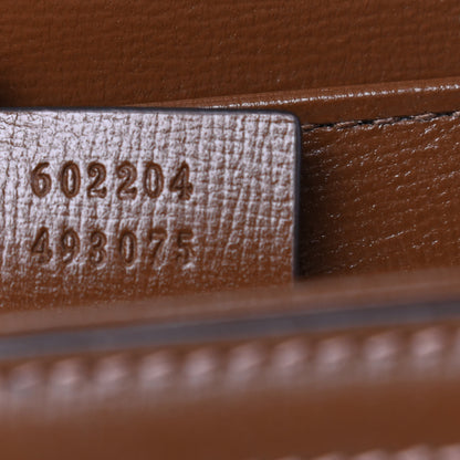 Gucci GG Supreme Monogram Horsebit 1955 Shoulder Bag Beige Brown Sugar 7 of 9