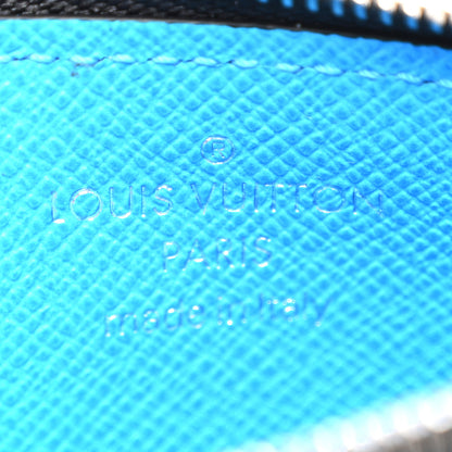 Louis Vuitton Taigarama Coin Card Holder Blue Lagoon 6 of 7