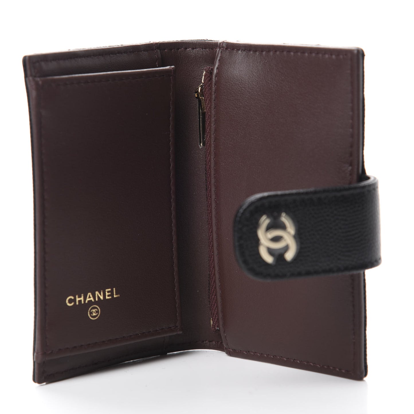 Caviar Quilted Small Classic Wallet Black