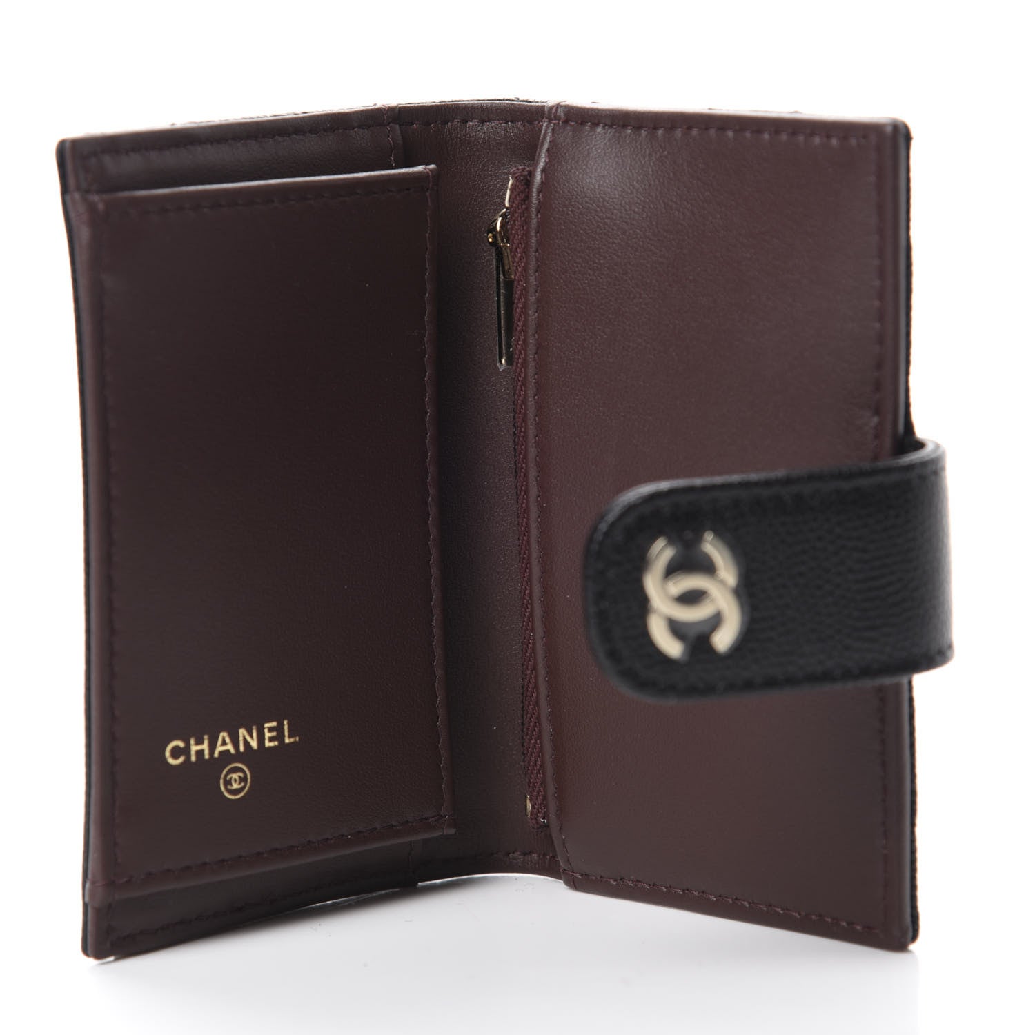 Chanel Caviar Quilted Small Classic Wallet Black 5 of 9