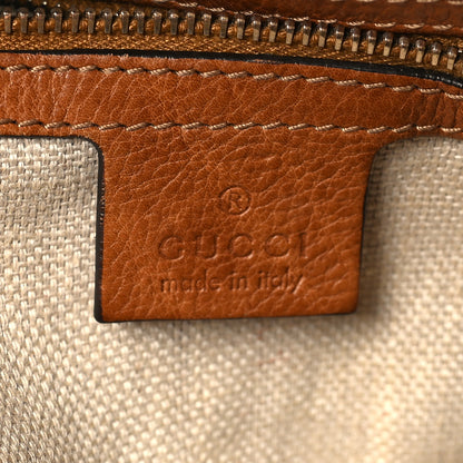 Gucci Monogram Medium Marrakech Hobo Camel 6 of 14