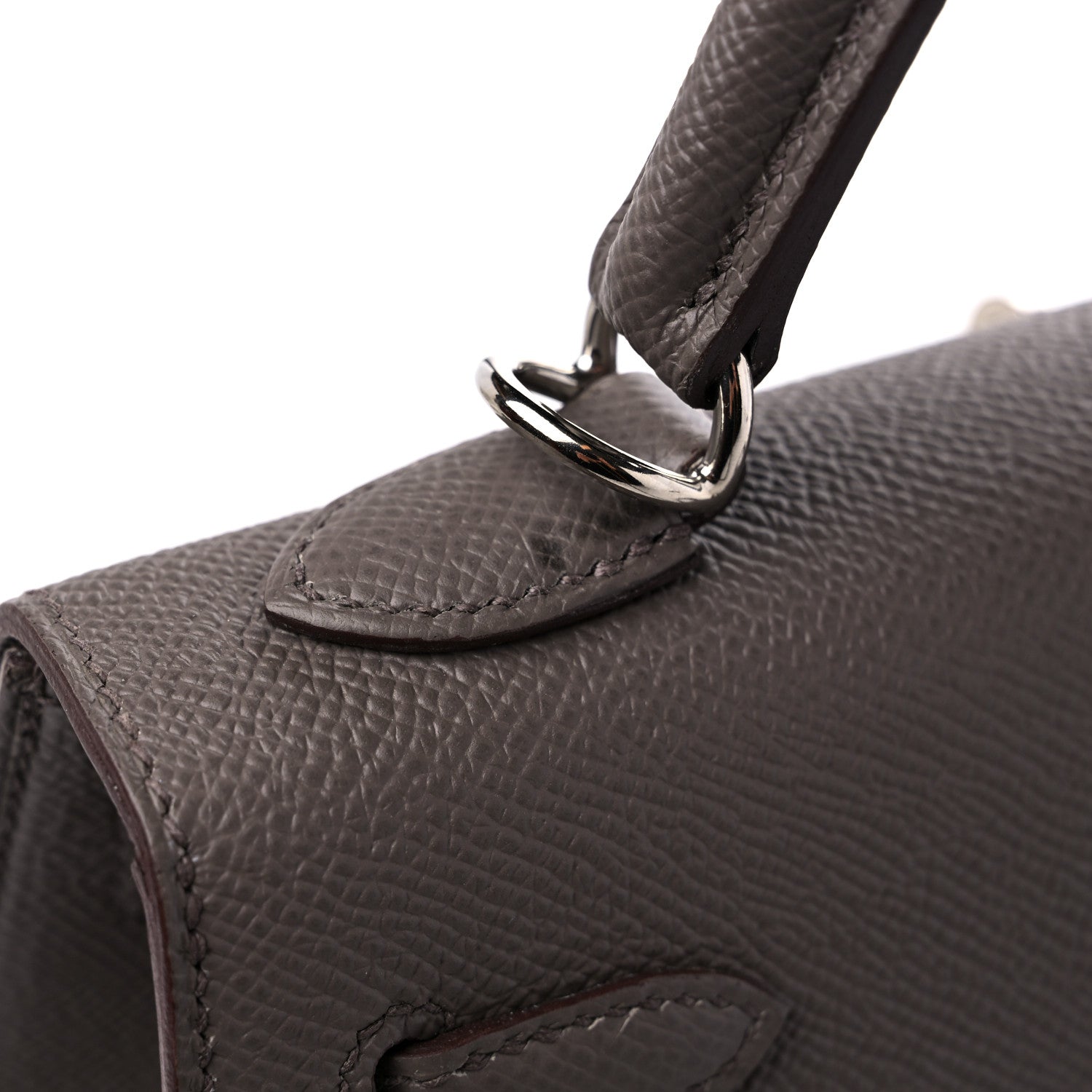 Hermes Epsom Kelly Sellier 25 Etain 12 of 13