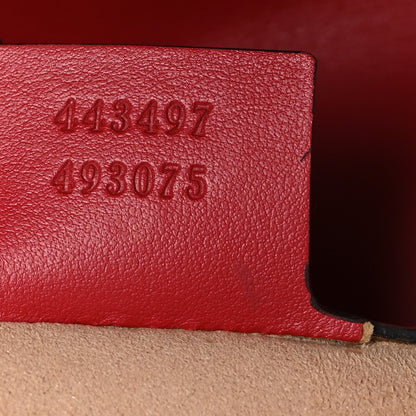 Gucci Calfskin Matelasse Small GG Marmont Shoulder Bag Hibiscus Red 7 of 10