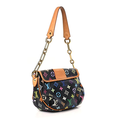 Louis Vuitton Monogram Multicolor Patti Black 3 of 8