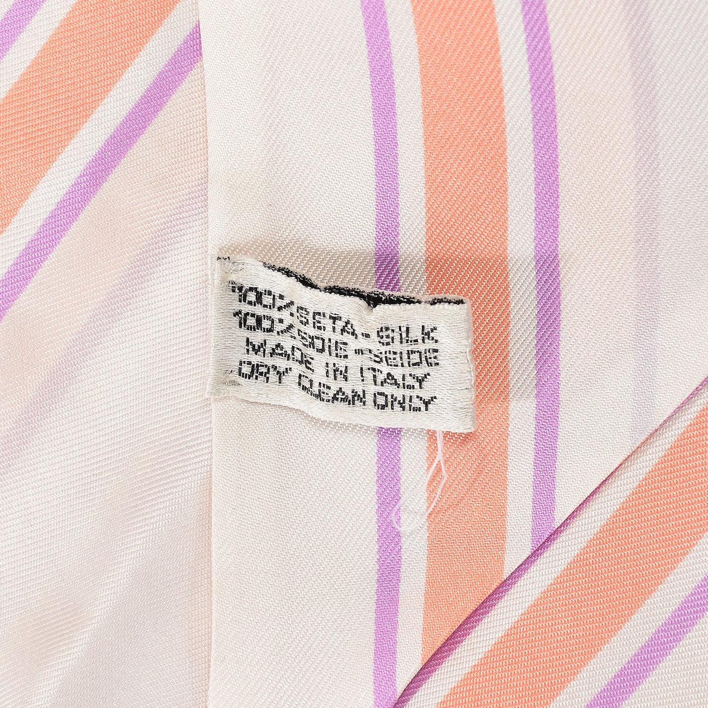 Silk Scarf Beige Violet