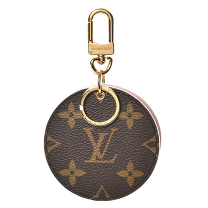 Louis Vuitton Monogram LV Mirror Bag Charm Key Holder Rose Ballerine 1 of 9